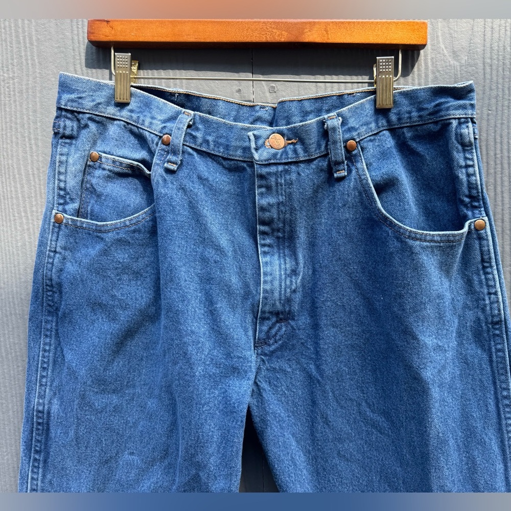 Wrangler Cowboy Cut Slim Fit Denim Jeans Size 36 X 30 - Picture 6 of 11